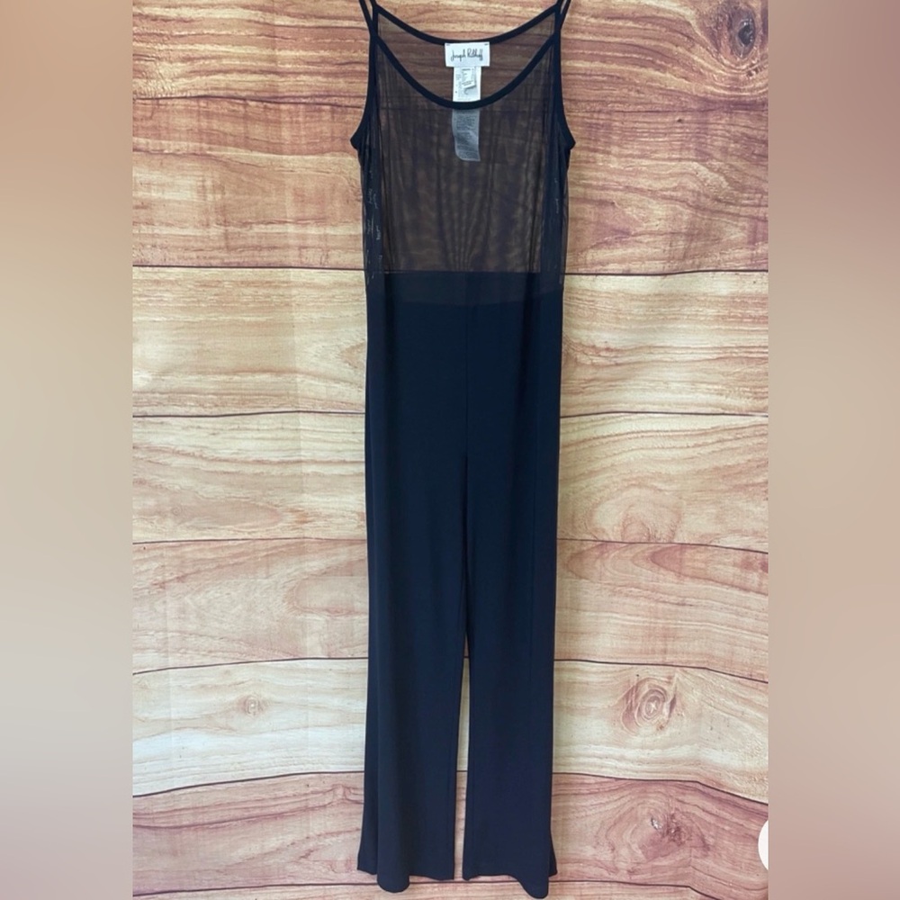 Joseph Ribkoff Sexy Sheer Top One-Piece Pant Romper Size US 14